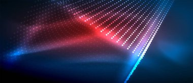 Neon ışık efektleri, parçacıklar