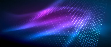 Neon ışık efektleri, parçacıklar