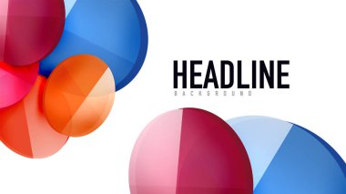 Modern geometrik sunum arka plan