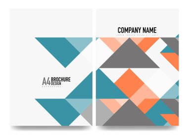 İş broşürü kapak düzeni, el ilanı a4 şablonu