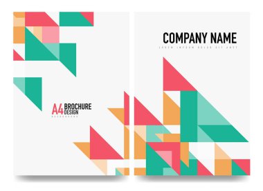 İş broşürü kapak düzeni, el ilanı a4 şablonu