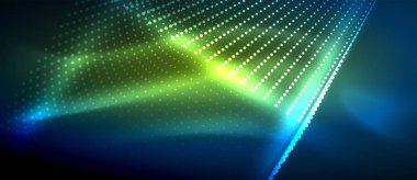 Neon ışık efektleri, parçacıklar