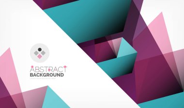 Geometrik poligonal vektör arka plan