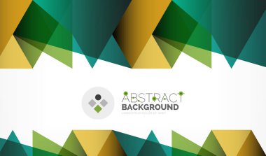 Geometrik poligonal vektör arka plan