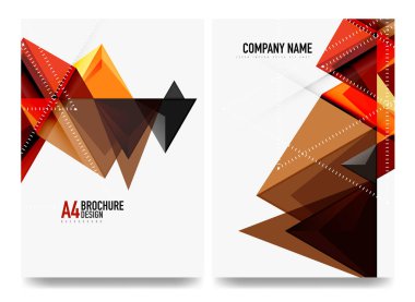 İş broşürü kapak düzeni, el ilanı a4 şablonu