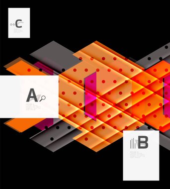 renkli soyut şekiller arka plan