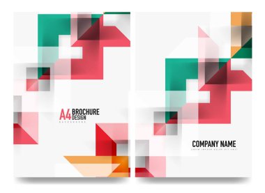 İş broşürü kapak düzeni, el ilanı a4 şablonu