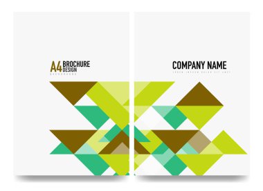 İş broşürü kapak düzeni, el ilanı a4 şablonu