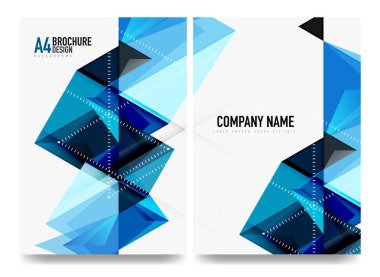 İş broşürü kapak düzeni, el ilanı a4 şablonu