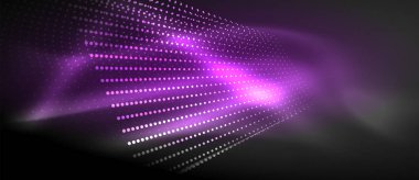 Neon ışık efektleri, parçacıklar