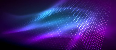 Neon ışık efektleri, parçacıklar