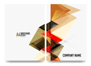 İş broşürü kapak düzeni, el ilanı a4 şablonu