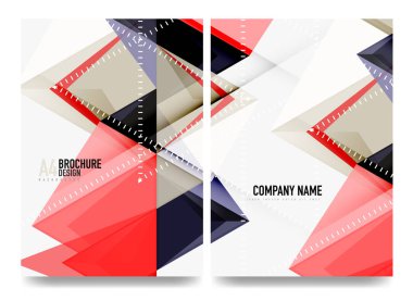 İş broşürü kapak düzeni, el ilanı a4 şablonu