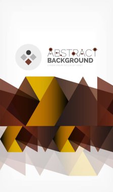 Geometrik poligonal vektör arka plan