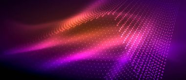 Neon ışık efektleri, parçacıklar