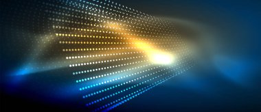 Neon ışık efektleri, parçacıklar