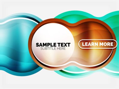 Cam veya plastik yüksek teknoloji kabarcık arka plan