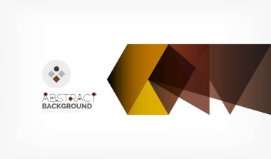 Geometrik poligonal vektör arka plan