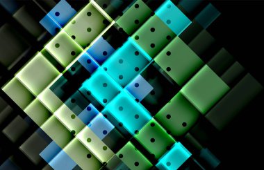 Siyah arka plan üzerinde renkli oklar