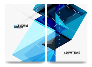 İş broşürü kapak düzeni, el ilanı a4 şablonu