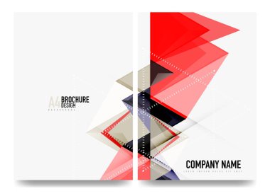 İş broşürü kapak düzeni, el ilanı a4 şablonu