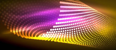 Neon ışık efektleri, parçacıklar