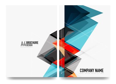 İş broşürü kapak düzeni, el ilanı a4 şablonu