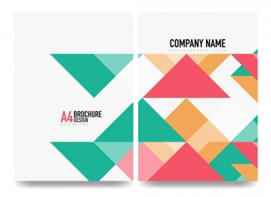 İş broşürü kapak düzeni, el ilanı a4 şablonu