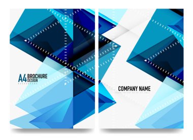 İş broşürü kapak düzeni, el ilanı a4 şablonu
