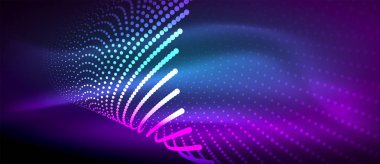 Neon ışık efektleri, parçacıklar