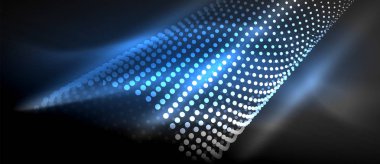 Neon ışık efektleri, parçacıklar