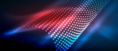 Neon ışık efektleri, parçacıklar