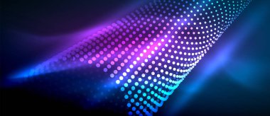 Neon ışık efektleri, parçacıklar