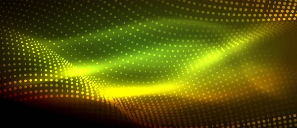 Soyut dalga koyu, parlak hareket üzerinde parlayan