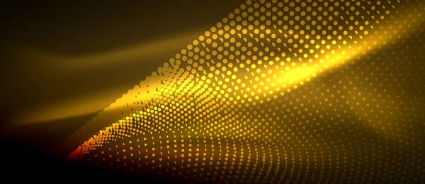 Soyut dalga koyu, parlak hareket üzerinde parlayan