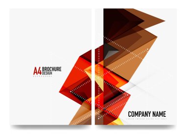 İş broşürü kapak düzeni, el ilanı a4 şablonu