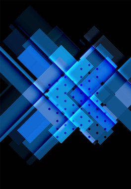 Siyah arka plan üzerinde renkli oklar