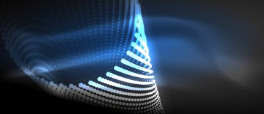 Neon ışık efektleri, parçacıklar