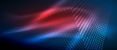 Neon ışık efektleri, parçacıklar