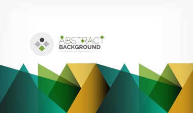 Geometrik poligonal vektör arka plan