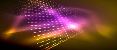 Neon ışık efektleri, parçacıklar