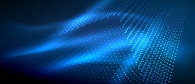 Neon ışık efektleri, parçacıklar