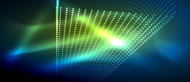 Neon ışık efektleri, parçacıklar