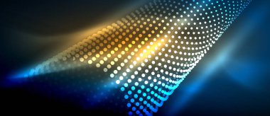 Neon ışık efektleri, parçacıklar