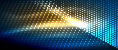 Neon ışık efektleri, parçacıklar