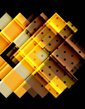 Siyah arka plan üzerinde renkli oklar