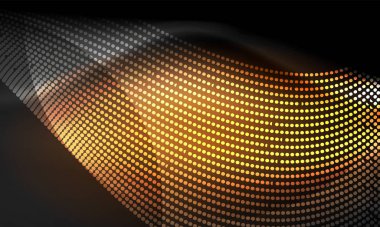 Pürüzsüz neon dalga