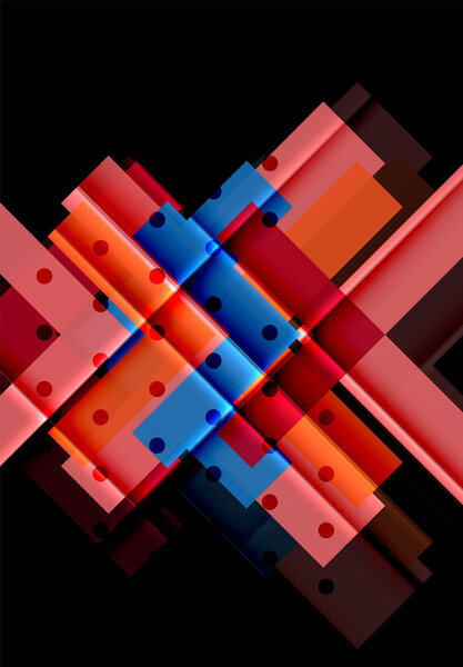 Цвет стрелок на черном фоне
