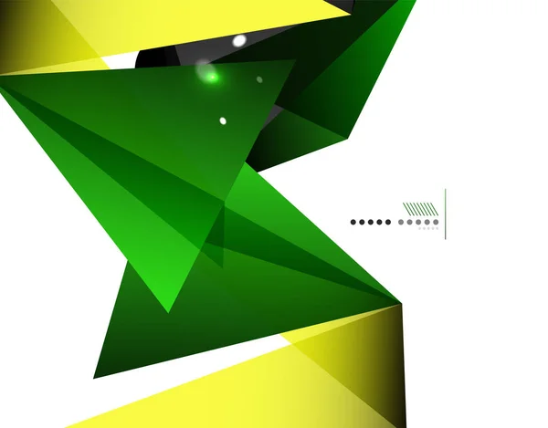 Fond géométrique abstrait triangle — Image vectorielle
