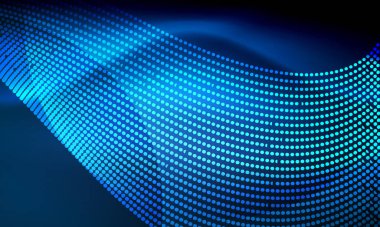 Pürüzsüz neon dalga